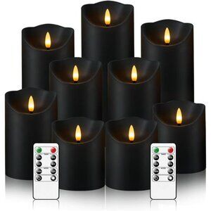 Flameless Candles with Remote, Battery Operated Flickering Flameless Candles